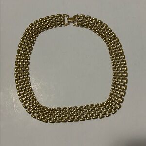 Napier Necklace Collar Choker Gold Plated Jewelry Vintage PAT